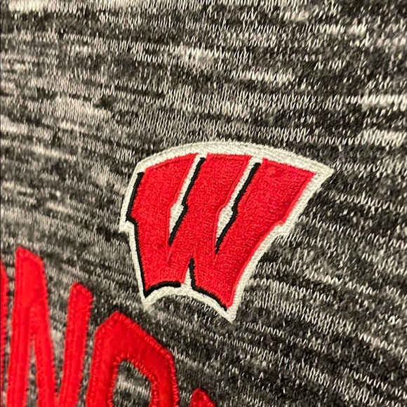 Wisconsin Badgers Women's Gray Sweatshirt - Picture 3 of 7